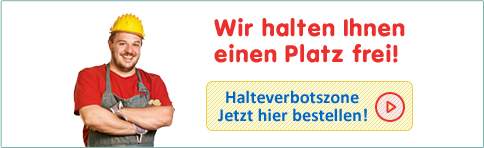 Halteverbotszonen online bestellen Halteverbotszonen online bestellen