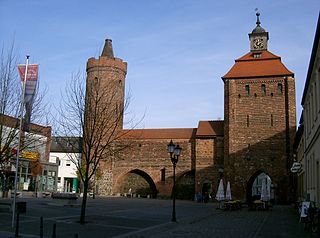 Bernau bei Berlin, Steintor und Hungerturm Bernau bei Berlin Steintor und Hungerturm