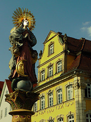 Schwäbisch Gmünd Maria-Statue
