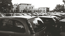 unbedingt Parkplatz reservieren Parkraumnot