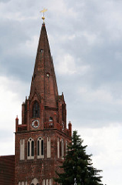 Halteverbot am Eberswalder Kirchturm