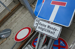 Verkehrszeichen vorschriftsmäßig aufstellen