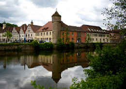 Schwäbisch Hall Blick zur Altstadt