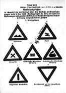 Bilder historische Verkehrszeichen aus der Reichs-Straßenverkehrs-Ordnung 1937 - PDF