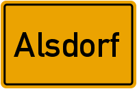 Ortsschild Alsdorf