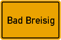 Ortsschild Bad Breisig