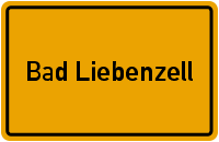 Ortsschild Bad Liebenzell