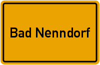 Ortsschild Bad Nenndorf