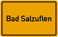 Ortsschild Bad Salzuflen