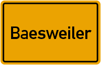 Ortsschild Baesweiler