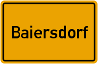 Ortsschild Baiersdorf