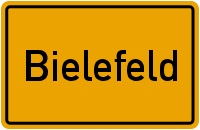 Ortsschild Bielefeld