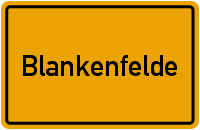 Ortsschild Blankenfelde