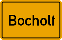 Ortsschild Bocholt