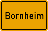 Ortsschild Bornheim