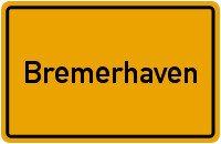 Ortsschild Bremerhaven