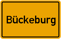 Ortsschild Bückeburg