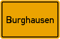 Ortsschild Burghausen