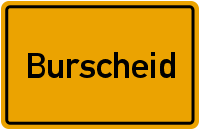 Ortsschild Burscheid