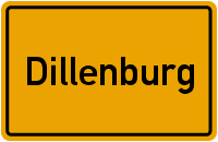 Ortsschild Dillenburg