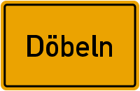 Ortsschild Döbeln