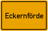 Ortsschild Eckernförde