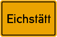 Ortsschild Eichstätt