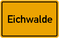 Ortsschild Eichwalde