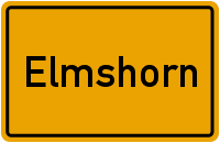 Ortsschild Elmshorn