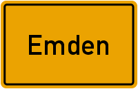 Ortsschild Emden