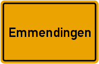 Ortsschild Emmendingen