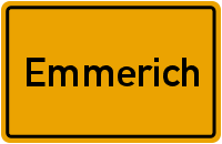 Ortsschild Emmerich