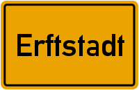 Ortsschild Erftstadt