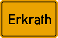 Ortsschild Erkrath