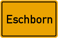 Ortsschild Eschborn