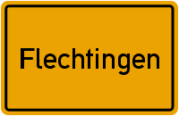 Ortsschild Flechtingen