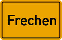 Ortsschild Frechen