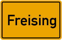 Ortsschild Freising