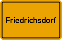 Ortsschild Friedrichsdorf