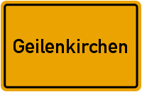 Ortsschild Geilenkirchen