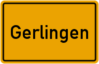 Ortsschild Gerlingen