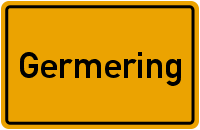 Ortsschild Germering