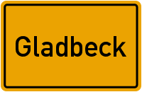 Ortsschild Gladbeck