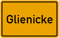 Ortsschild Glienicke-Nordbahn