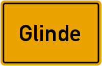 Ortsschild Glinde