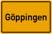 Ortsschild Göppingen