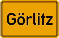 Ortsschild Görlitz