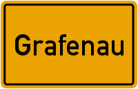 Ortsschild Grafenau