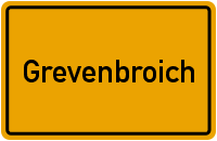 Ortsschild Grevenbroich