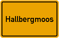 Ortsschild Hallbergmoos